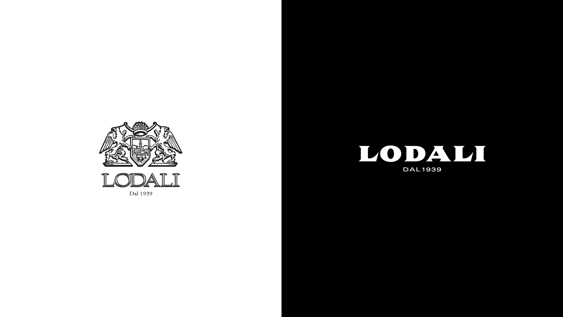 Lodali logo prima e dopo