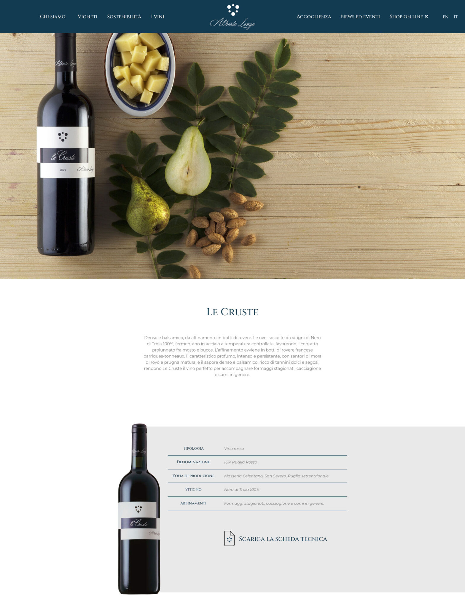 Sito web Alberto Longo