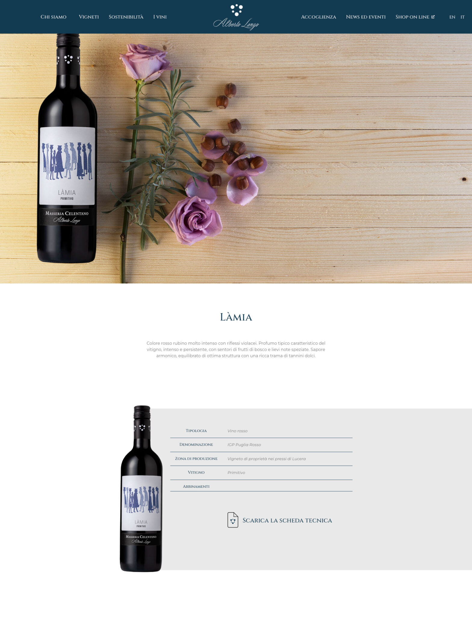 Sito Web Alberto Longo