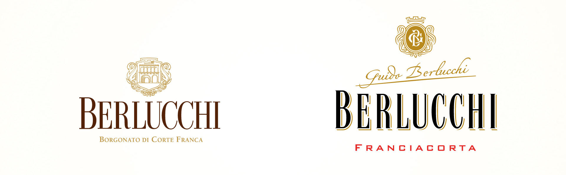 restyling del logo di berlucchi