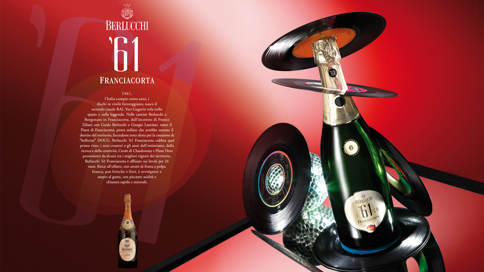 adv per berlucchi linea 61