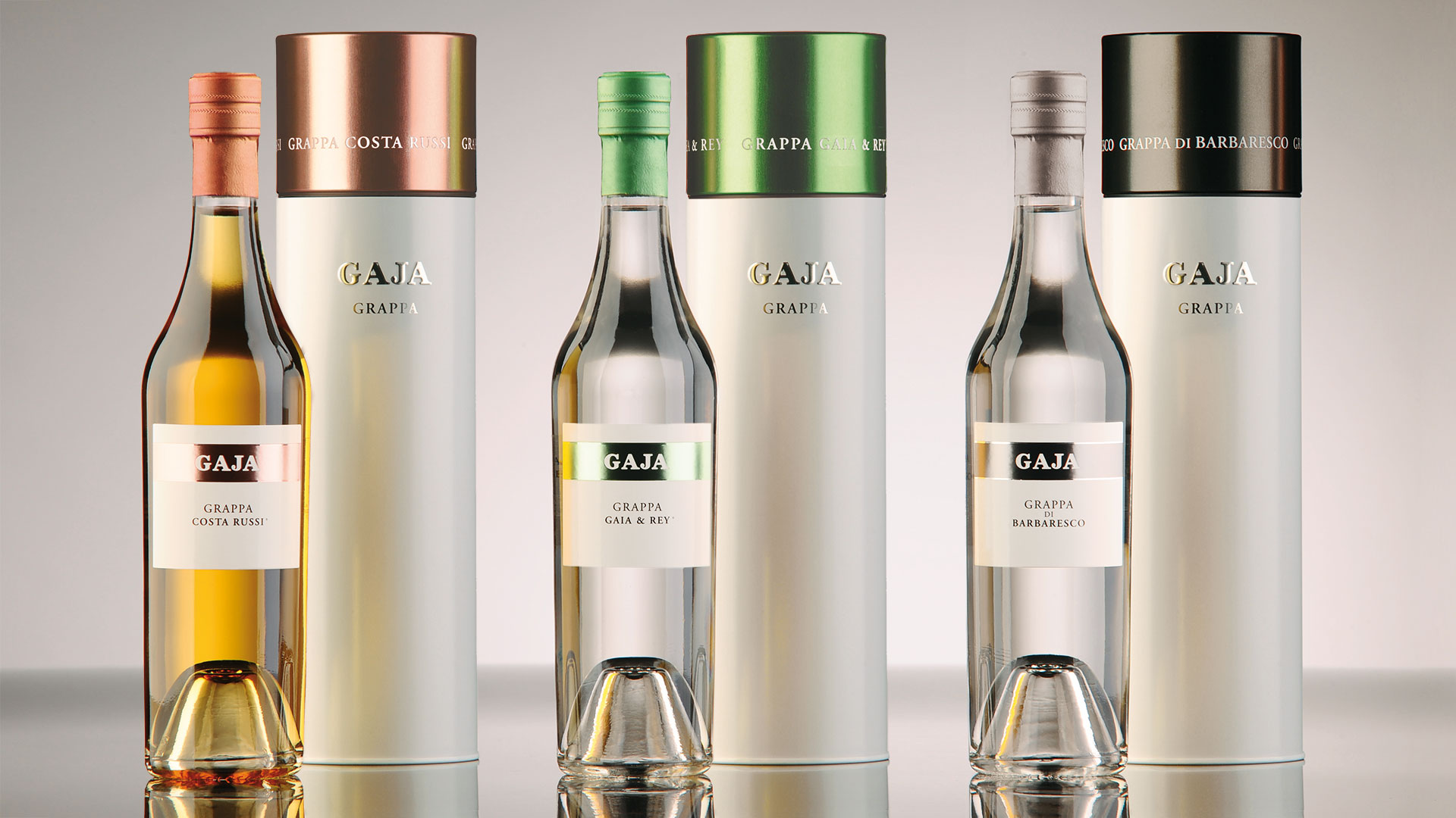 packaging delle grappe di gaja