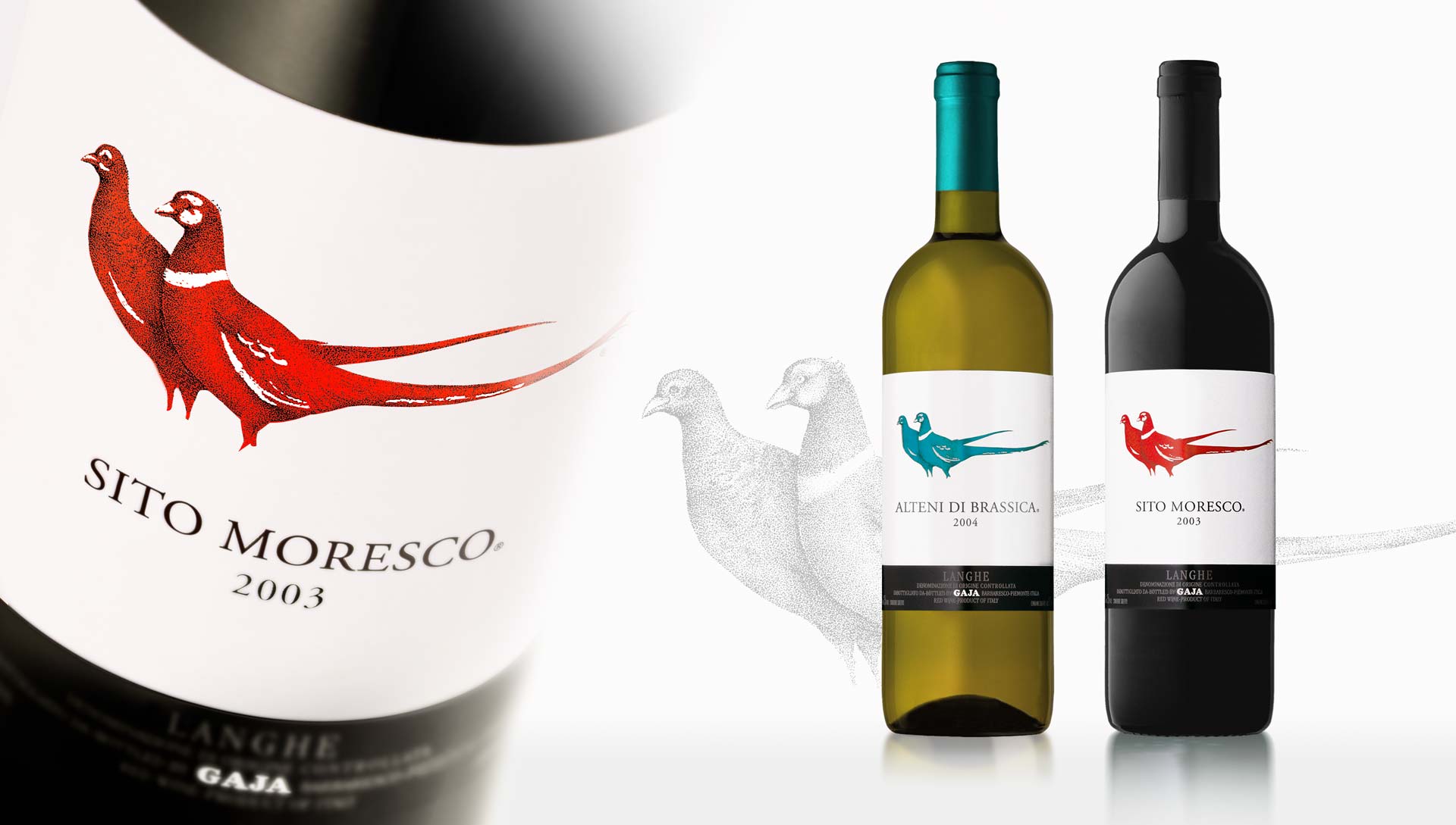 Restyling etichette vino Gaja, Sito moresco e alteni di brassica