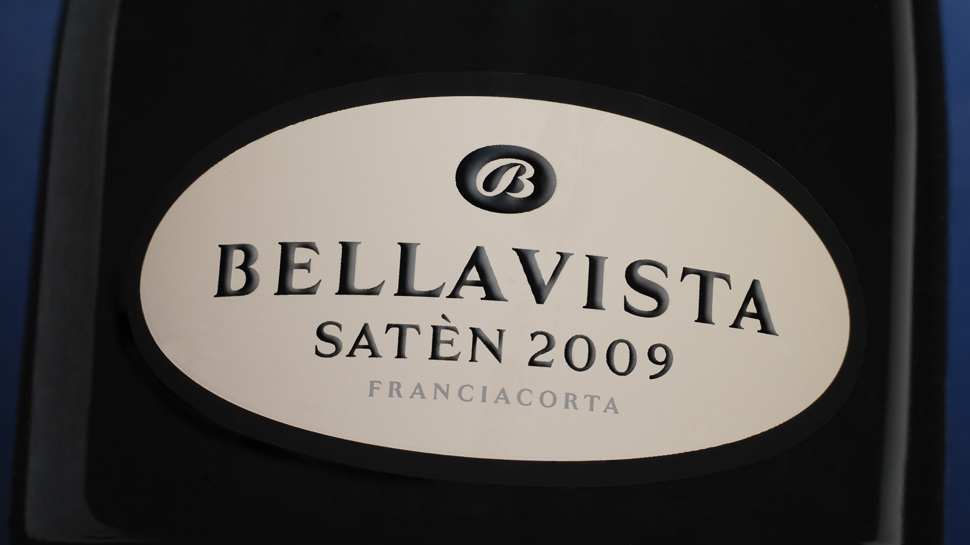 dettaglio design dell'etichetta per bellavista