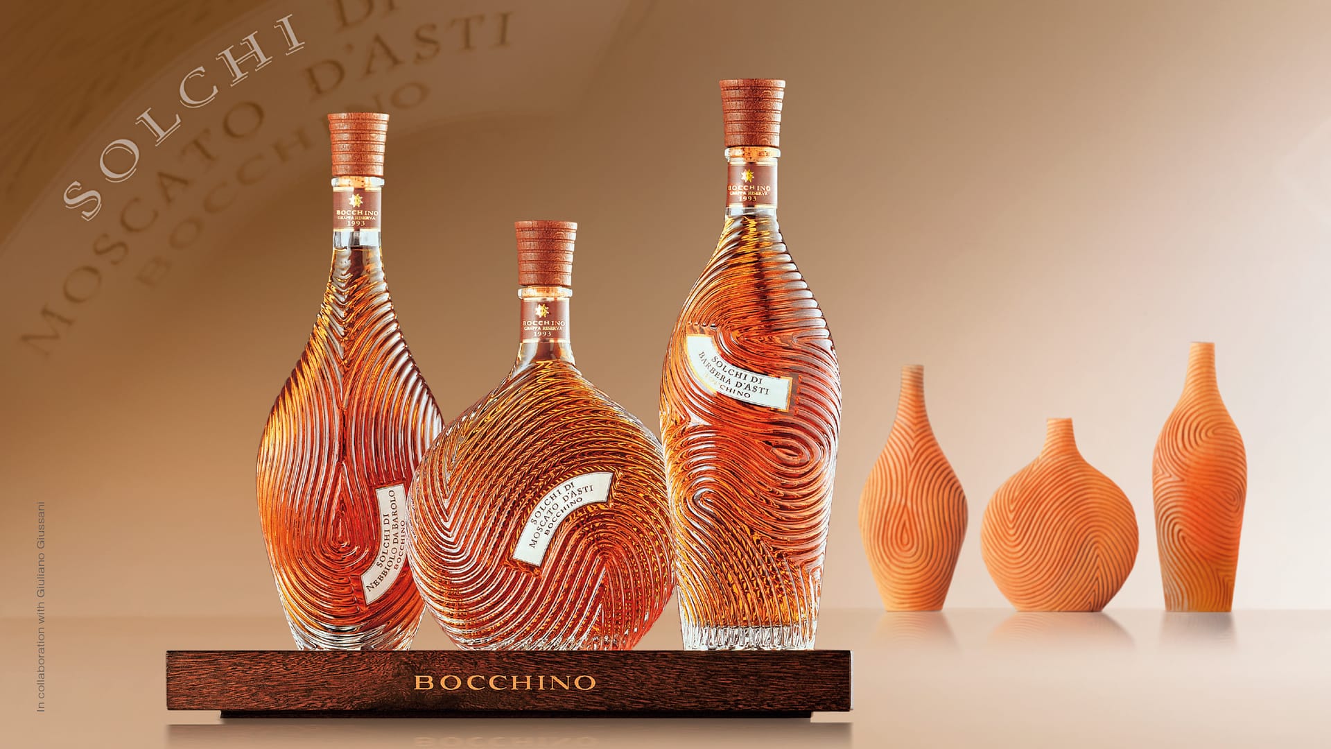 bottiglie linea solchi per bocchino