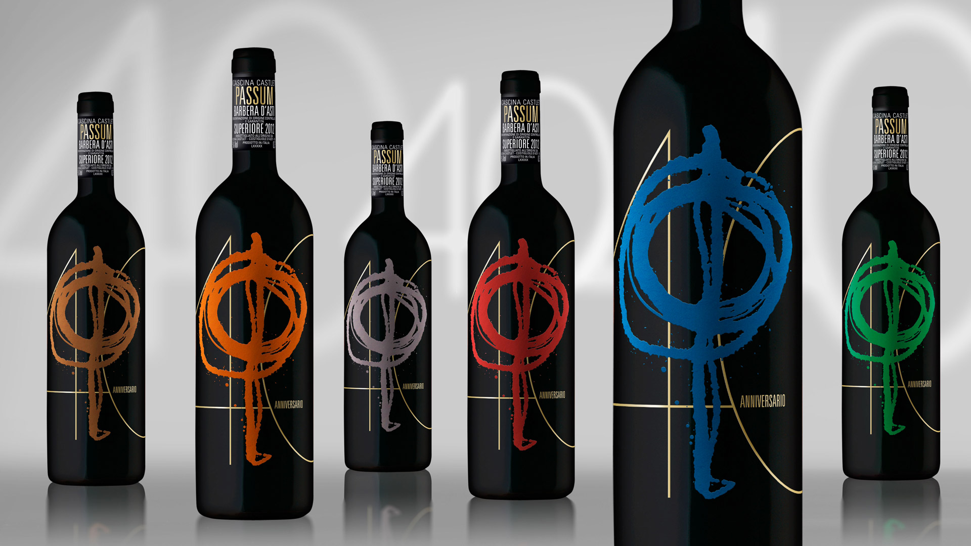 etichette vino serigrafiche per cascina castlet