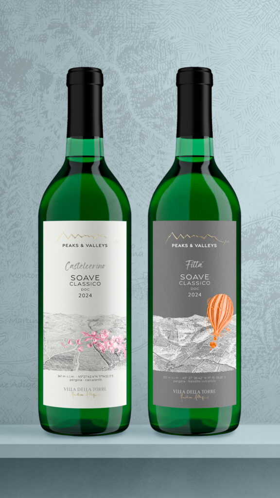 Etichette vino Peaks&Valley