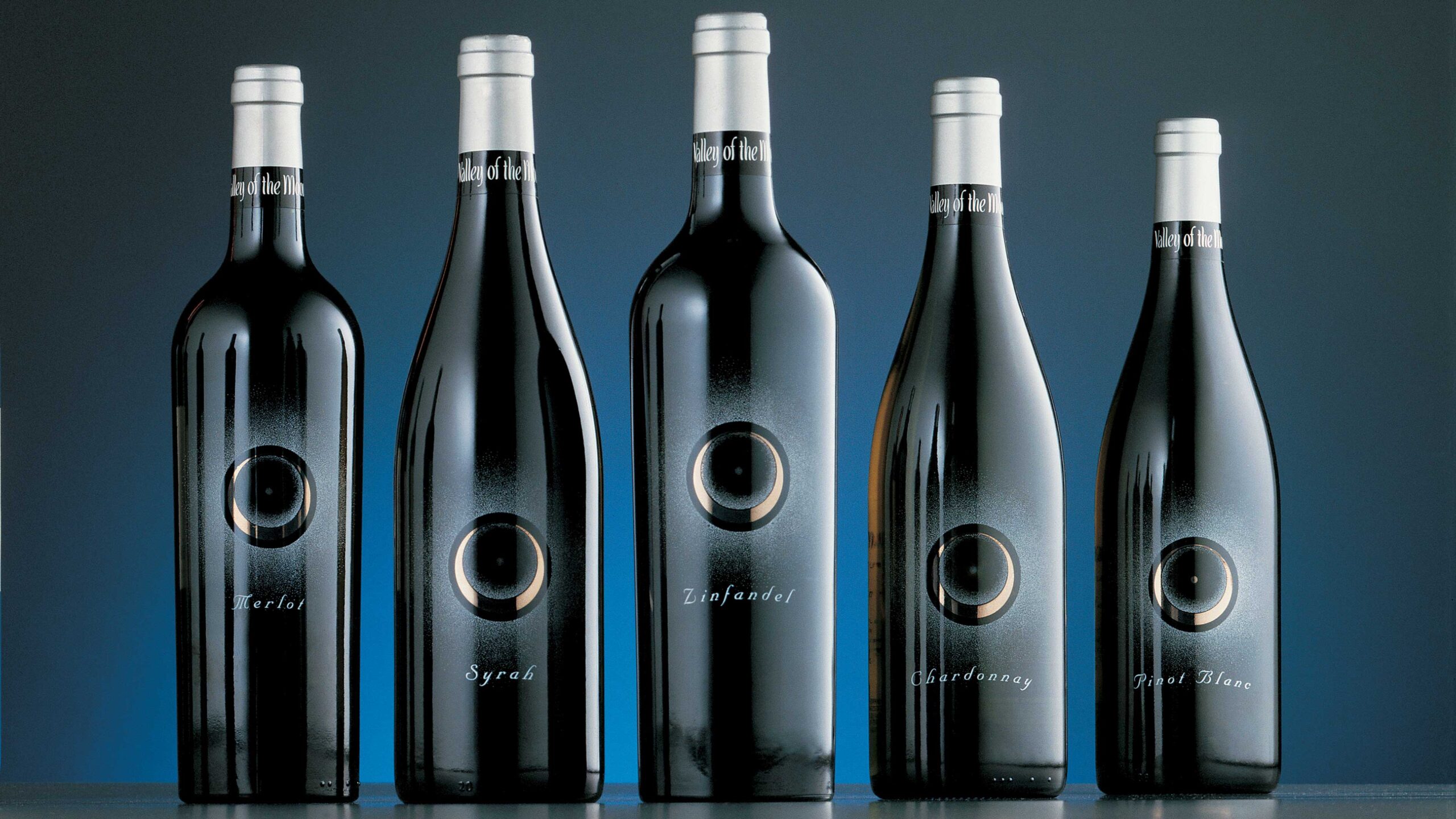 Linea di vini Valley of the Moon progettata da SGA